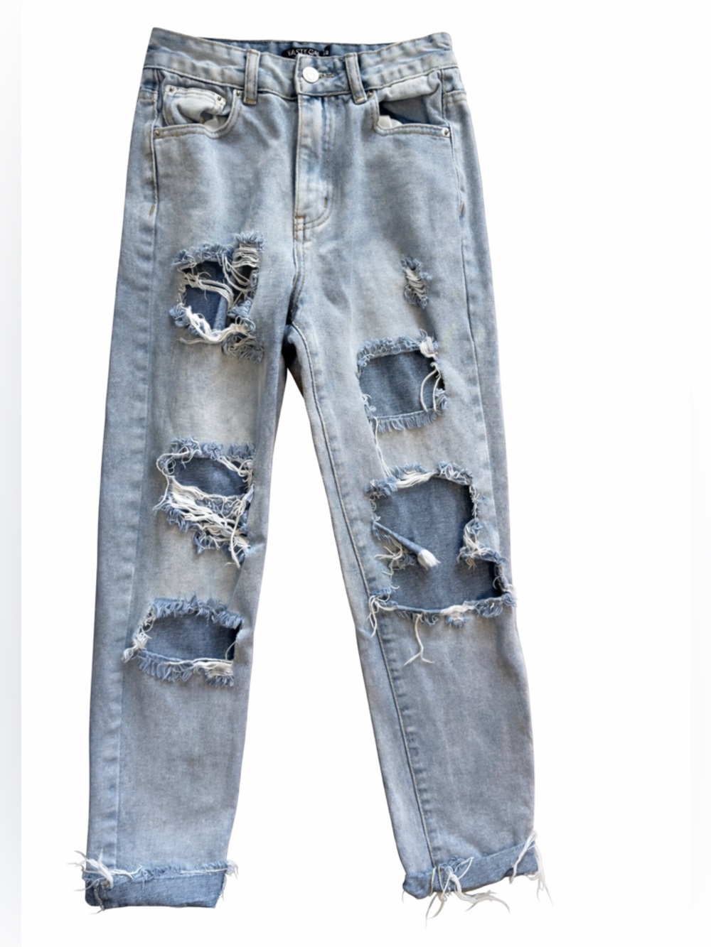 Nasty Gal Distressed Boyfriend Jeans